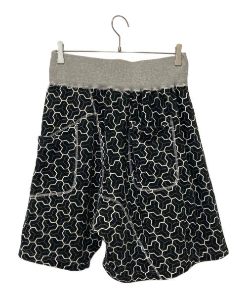 GANRYU（ガンリュウ）GANRYU (ガンリュウ) スウェットハーフパンツ ブラック サイズ:Sの古着・服飾アイテム