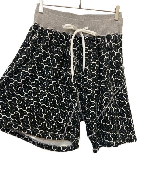 GANRYU（ガンリュウ）GANRYU (ガンリュウ) スウェットハーフパンツ ブラック サイズ:Sの古着・服飾アイテム