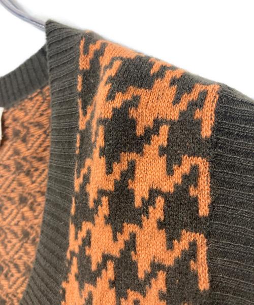 HERMES（エルメス）HERMES (エルメス) ニットベスト オレンジ サイズ:Sの古着・服飾アイテム