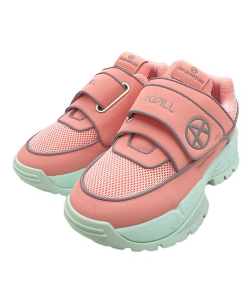 KIDILL（キディル）KIDILL (キディル) acupuncture (アクユーパンクチャー) スニーカー ピンク サイズ:44の古着・服飾アイテム