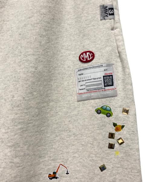 MIHARA YASUHIRO（ミハラヤスヒロ）MIHARA YASUHIRO (ミハラヤスヒロ) 25SS STICKER PANTS アイボリー サイズ:52の古着・服飾アイテム