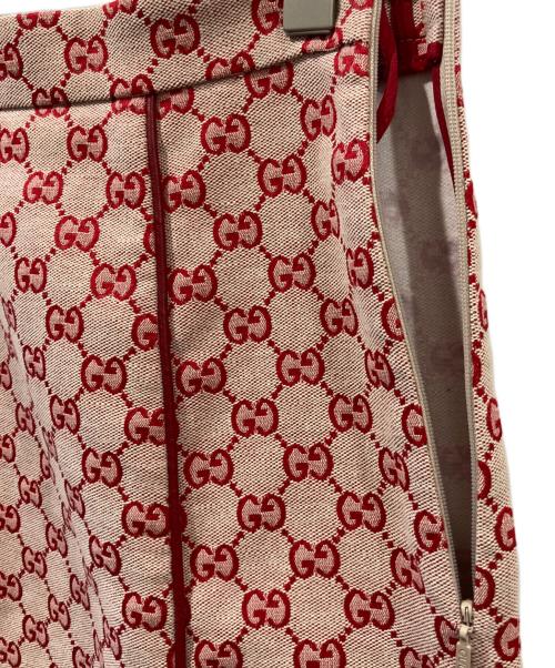 GUCCI（グッチ）GUCCI (グッチ) GG柄 ロング タイトスカート ピンク サイズ:38の古着・服飾アイテム