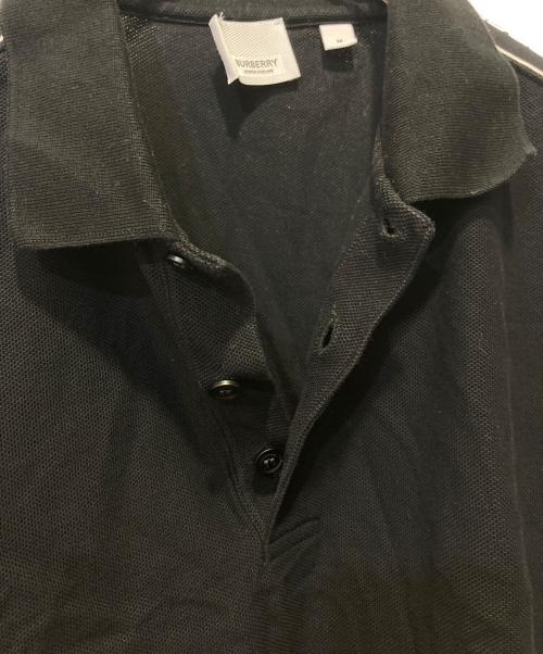 BURBERRY（バーバリー）BURBERRY (バーバリー) ポロシャツ ブラック サイズ:Ｍの古着・服飾アイテム