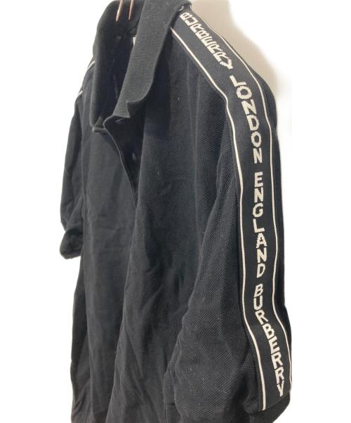 BURBERRY（バーバリー）BURBERRY (バーバリー) ポロシャツ ブラック サイズ:Ｍの古着・服飾アイテム