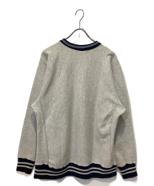 Champion（チャンピオン）Champion (チャンピオン) 刺繍ロゴ グレー サイズ:Ｌの古着・服飾アイテム