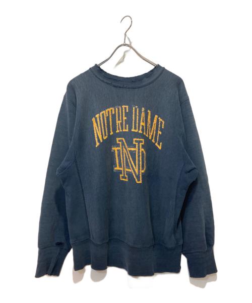 Champion（チャンピオン）Champion (チャンピオン) カレッジプリントスウェット ネイビー サイズ:Ｍの古着・服飾アイテム