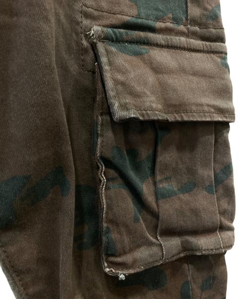 VALABASAS（バラバサス）VALABASAS (バラバサス) カモ柄フレアデニム ブラウン×ブラック サイズ:W30の古着・服飾アイテム
