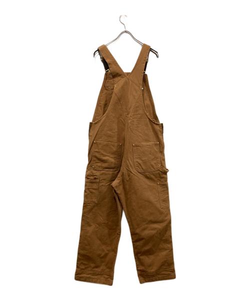 CarHartt（カーハート）CarHartt (カーハート) ダックダブルニーオーバーオール ベージュ サイズ:34×28の古着・服飾アイテム