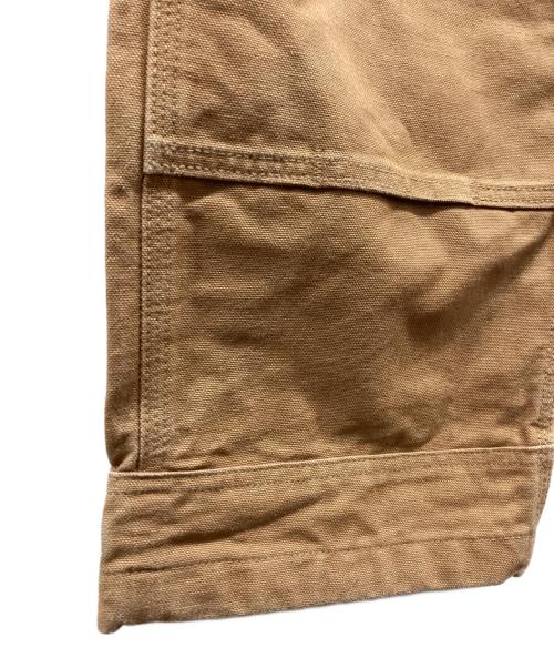 CarHartt（カーハート）CarHartt (カーハート) ダックダブルニーオーバーオール ベージュ サイズ:34×28の古着・服飾アイテム