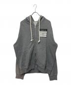 Maison Margielaメゾンマルジェラ）の古着「ステレオタイプジップパーカー」｜グレー
