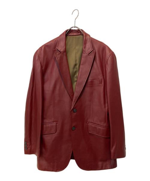 G-Stage（ジーステージ）G-Stage (ジーステージ) レザージャケット レッド サイズ:Ｍの古着・服飾アイテム