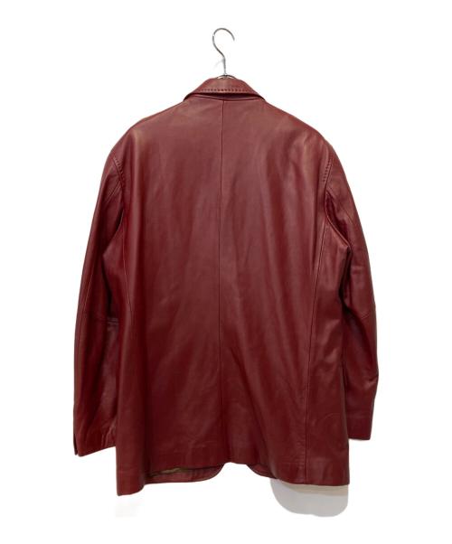 G-Stage（ジーステージ）G-Stage (ジーステージ) レザージャケット レッド サイズ:Ｍの古着・服飾アイテム