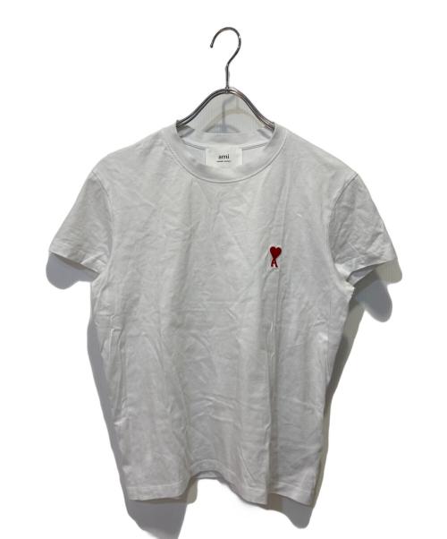 AMI Alexandre Mattiussi（アミアレクサンドルマテュッシ）AMI Alexandre Mattiussi (アミアレクサンドルマテュッシ) AMI DE COEUR T-SHIRTT ホワイト サイズ:XSの古着・服飾アイテム