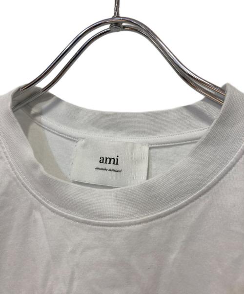 AMI Alexandre Mattiussi（アミアレクサンドルマテュッシ）AMI Alexandre Mattiussi (アミアレクサンドルマテュッシ) AMI DE COEUR T-SHIRTT ホワイト サイズ:XSの古着・服飾アイテム