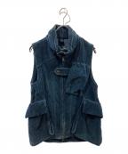 ts(s)ティーエスエス）の古着「コーデュロイベスト」｜ネイビー