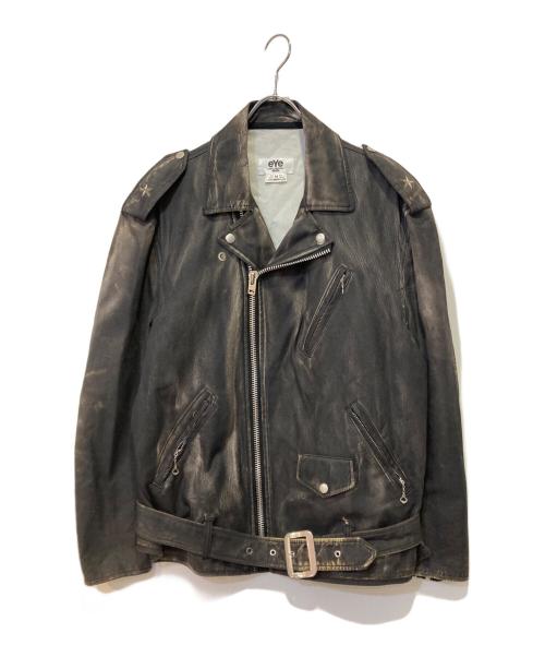 eYe COMME des GARCONS JUNYAWATANABE MAN（アイ コム デ ギャルソン ジュンヤ ワタナベ マン）eYe COMME des GARCONS JUNYAWATANABE MAN (アイ コム デ ギャルソン ジュンヤ ワタナベ マン) 綿バックサテンプリントジャケット ブラック サイズ:Ｍの古着・服飾アイテム