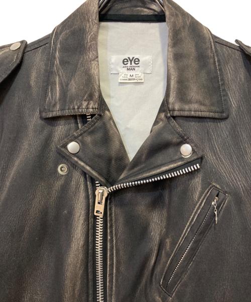 eYe COMME des GARCONS JUNYAWATANABE MAN（アイ コム デ ギャルソン ジュンヤ ワタナベ マン）eYe COMME des GARCONS JUNYAWATANABE MAN (アイ コム デ ギャルソン ジュンヤ ワタナベ マン) 綿バックサテンプリントジャケット ブラック サイズ:Ｍの古着・服飾アイテム