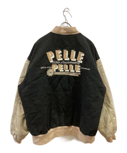 pellepelle（ペレペレ）pellepelle (ペレペレ) スタジャン ブラック×ベージュ サイズ:Ｌの古着・服飾アイテム