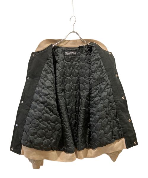 pellepelle（ペレペレ）pellepelle (ペレペレ) スタジャン ブラック×ベージュ サイズ:Ｌの古着・服飾アイテム