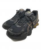 asicsアシックス）の古着「GEL-KINETIC FLUENT」｜ブラック×ゴールド