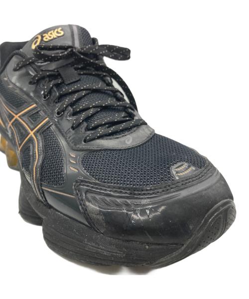 asics（アシックス）asics (アシックス) GEL-KINETIC FLUENT ブラック×ゴールド サイズ:28.5の古着・服飾アイテム