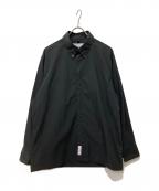 WTAPSダブルタップス）の古着「ボタンダウンシャツ」｜ブラック
