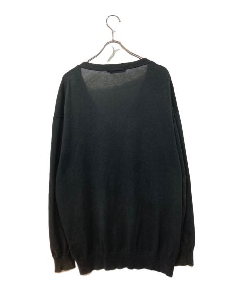 Graphpaper（グラフペーパー）Graphpaper (グラフペーパー) Suvin Cardigan ブラック サイズ:1の古着・服飾アイテム