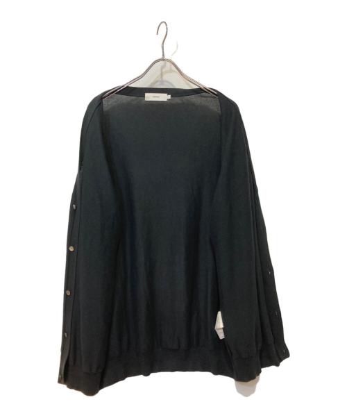 Graphpaper（グラフペーパー）Graphpaper (グラフペーパー) Suvin Cardigan ブラック サイズ:1の古着・服飾アイテム