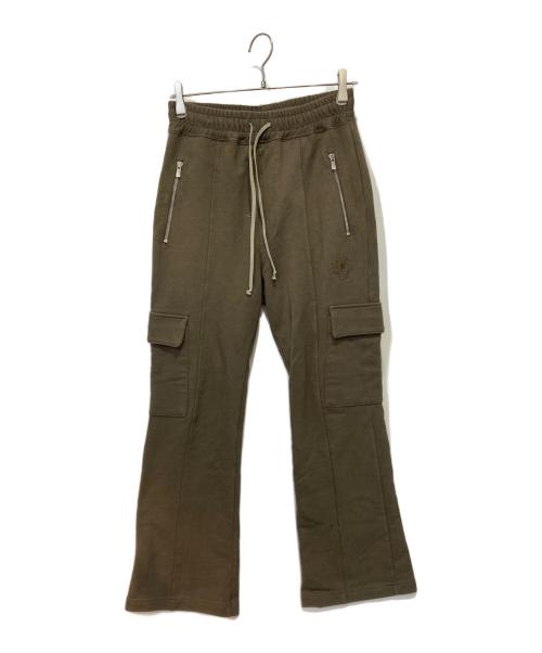 Laid Back（レイドバック）LAID BACK (レイドバック) フレアスウェットパンツ オリーブ サイズ:Ｍの古着・服飾アイテム