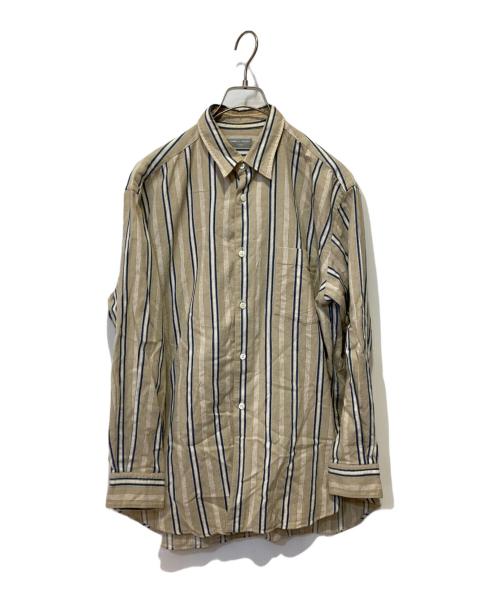 COMME des GARCONS HOMME（コムデギャルソン オム）COMME des GARCONS HOMME (コムデギャルソン オム) ストライプシャツ ベージュ サイズ:表記無しの古着・服飾アイテム