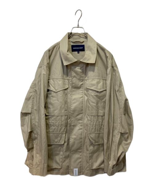 DESCENDANT（ディセンダント）DESCENDANT (ディセンダント) ワークジャケット ベージュ サイズ:3の古着・服飾アイテム