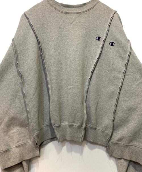 DISCOVERED（ディスカバード）DISCOVERED (ディスカバード) Wide Champ Sweat / E グレー サイズ:Fの古着・服飾アイテム