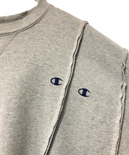 DISCOVERED（ディスカバード）DISCOVERED (ディスカバード) Wide Champ Sweat / E グレー サイズ:Fの古着・服飾アイテム
