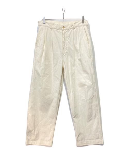 orSlow（オアスロウ）orSlow (オアスロウ) タックツチノパンツ ベージュ サイズ:L(3)の古着・服飾アイテム