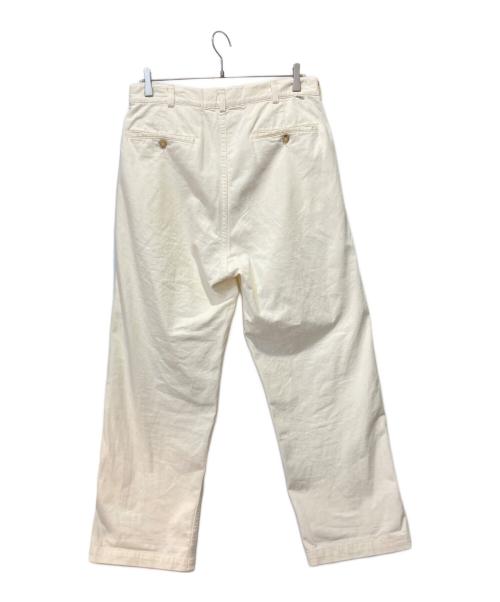 orSlow（オアスロウ）orSlow (オアスロウ) タックツチノパンツ ベージュ サイズ:L(3)の古着・服飾アイテム