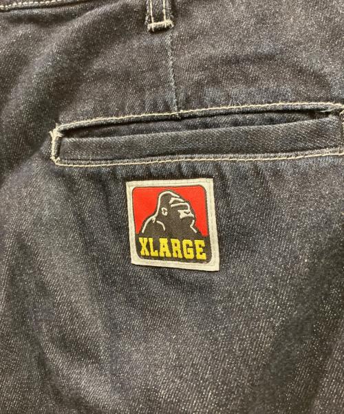 X-LARGE（エクストララージ）X-LARGE (エクストララージ) PATCHED DOUBLEKNEE PANTS インディゴ サイズ:W36の古着・服飾アイテム