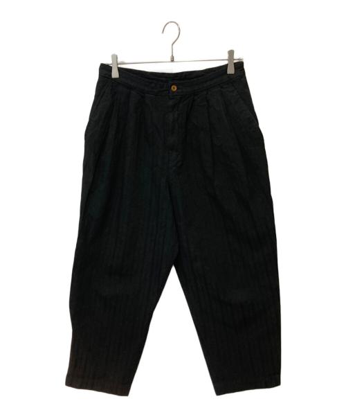 COMME des GARCONS COMME des GARCONS（コムデギャルソン コムデギャルソン）COMME des GARCONS COMME des GARCONS (コムデギャルソン コムデギャルソン) ストライプパンツ ブラック サイズ:Ｍの古着・服飾アイテム