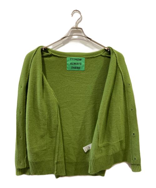 TTT MSW（ティー）TTT MSW (ティー) カーディガン グリーン サイズ:Ｌの古着・服飾アイテム