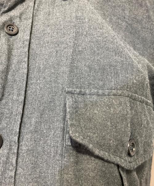 MARGARET HOWELL（マーガレットハウエル）MARGARET HOWELL (マーガレットハウエル) 24AW BRUSHED COTTON SILK TWILL グレー サイズ:Sの古着・服飾アイテム