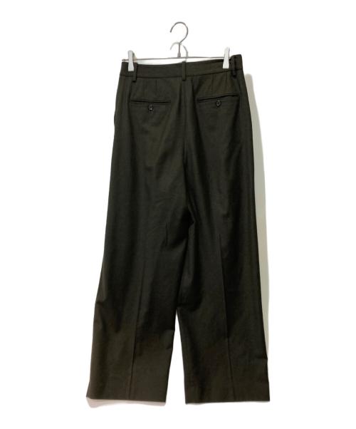 theory（セオリー）theory (セオリー) ダブルプリーツワイドパンツ グレー サイズ:2の古着・服飾アイテム