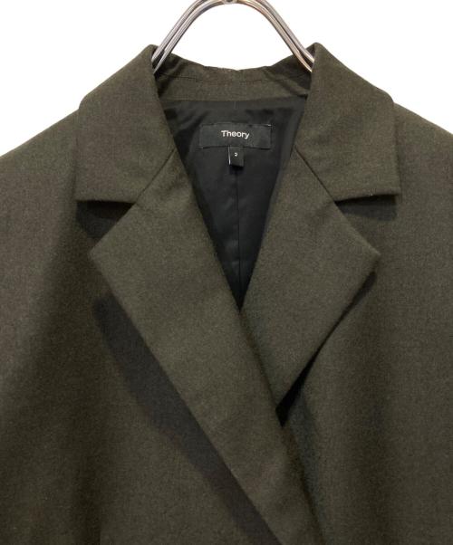 theory（セオリー）theory (セオリー) Sleek Flannel Slim DB JKT グレー サイズ:2の古着・服飾アイテム