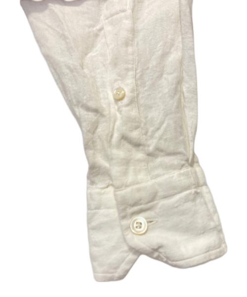 Salvatore Piccolo（サルヴァトーレ・ピッコロ）Salvatore Piccolo (サルヴァトーレ・ピッコロ) リネンバンドカラーシャツ ホワイト サイズ:Ｍの古着・服飾アイテム