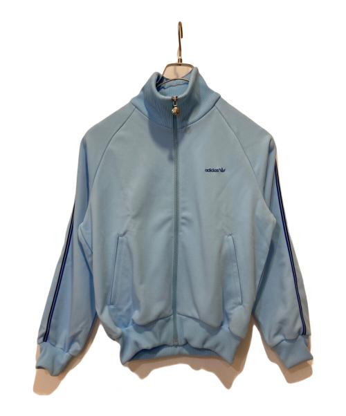 adidas（アディダス）adidas (アディダス) 80s ハイネックトラックジャケット スカイブルー サイズ:Sの古着・服飾アイテム