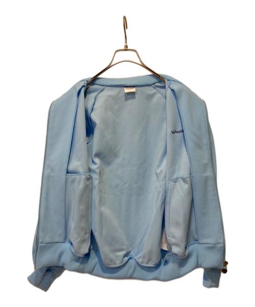 adidas（アディダス）adidas (アディダス) 80s ハイネックトラックジャケット スカイブルー サイズ:Sの古着・服飾アイテム