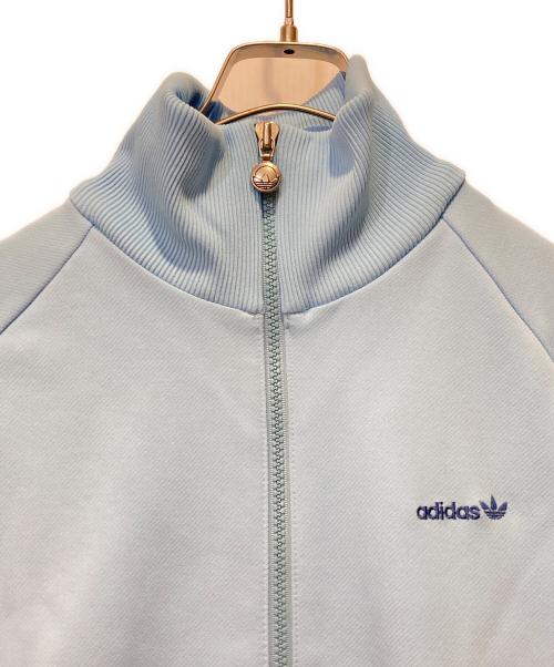 adidas（アディダス）adidas (アディダス) 80s ハイネックトラックジャケット スカイブルー サイズ:Sの古着・服飾アイテム