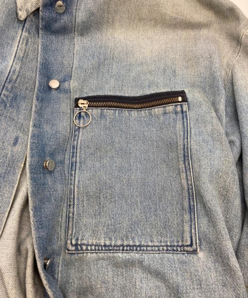 MM6 Maison Margiela（エムエムシックスメゾンマルジェラ）MM6 Maison Margiela (エムエムシックスメゾンマルジェラ) デニムロングシャツ ブルー サイズ:36の古着・服飾アイテム