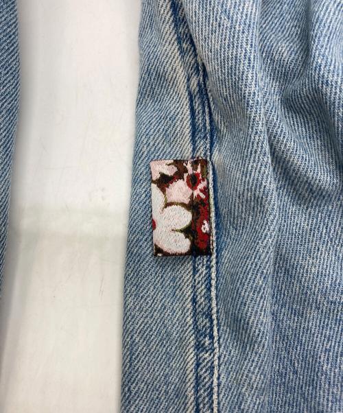 MM6 Maison Margiela（エムエムシックスメゾンマルジェラ）MM6 Maison Margiela (エムエムシックスメゾンマルジェラ) デニムロングシャツ ブルー サイズ:36の古着・服飾アイテム