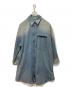 MM6 Maison Margiela（エムエムシックスメゾンマルジェラ）の古着「デニムロングシャツ」｜ブルー