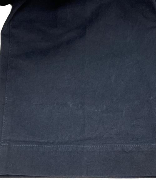 ULTERIOR（アルテリア）ULTERIOR (アルテリア) WASHED BIZEN GABARDINE TUCKED PANTS ネイビー サイズ:4の古着・服飾アイテム
