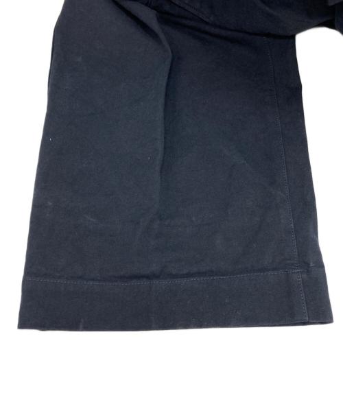 ULTERIOR（アルテリア）ULTERIOR (アルテリア) WASHED BIZEN GABARDINE TUCKED PANTS ネイビー サイズ:4の古着・服飾アイテム
